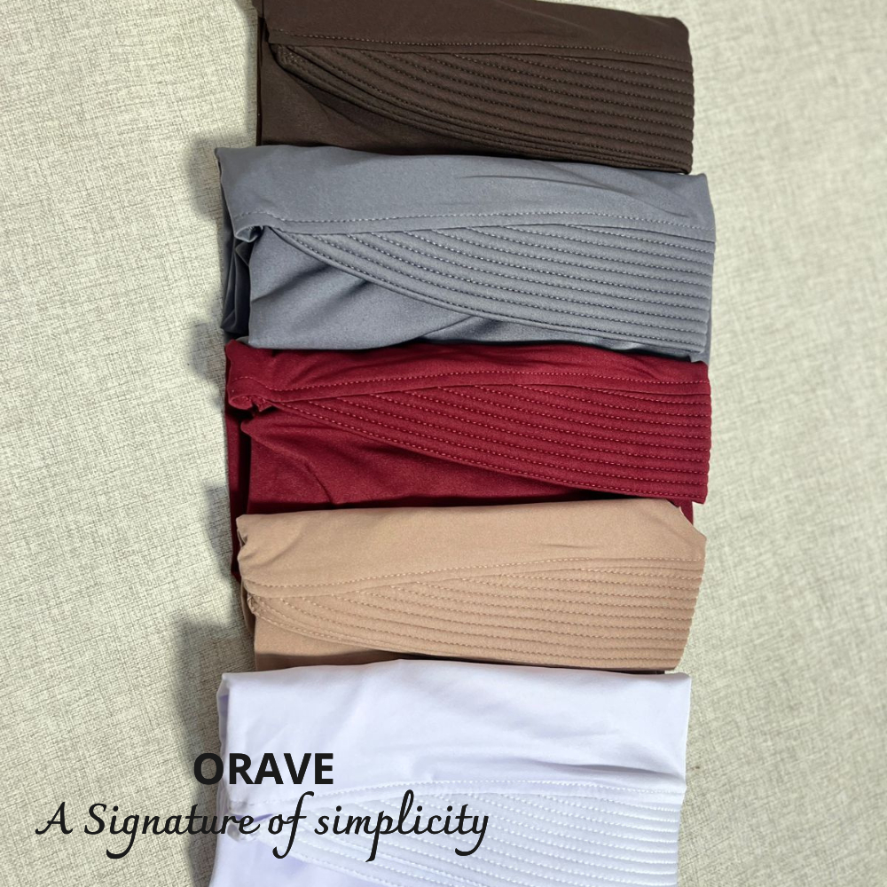 Bergo instant ukuran L -Hijab Sport menutup  dada - orave