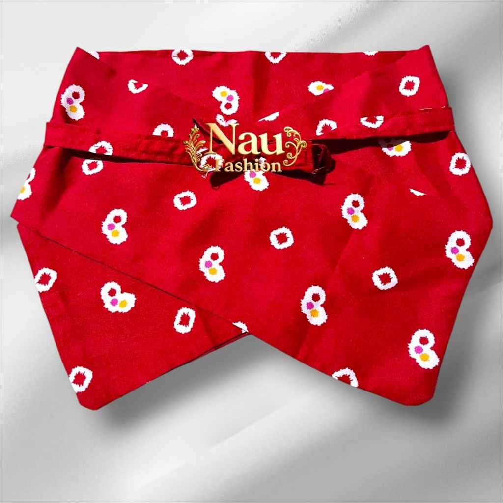 Angkin Jumputan Warna Merah /belt pinggang kebaya wanita khas indonesia