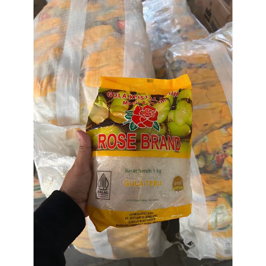 

gula kristal putih Rose band 1kg