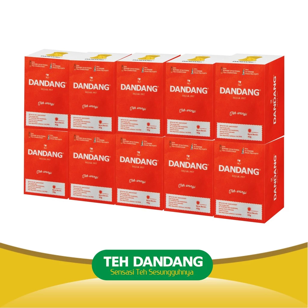 

Teh Dandang Merah 40gr - Teh Tubruk - 1 Slop isi 10 Box 40gr