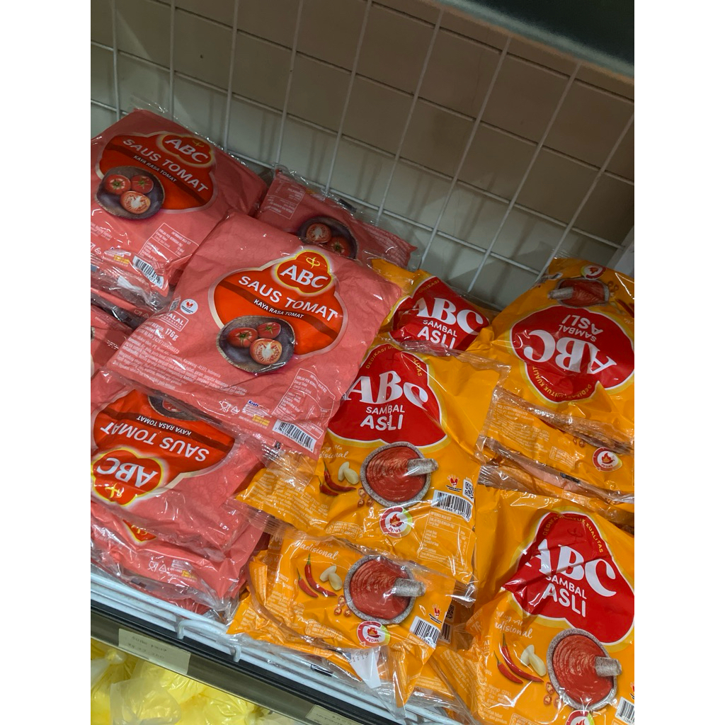 

ABC Saus Tomat & Saus Sambal 176g (22 sachet @8g)