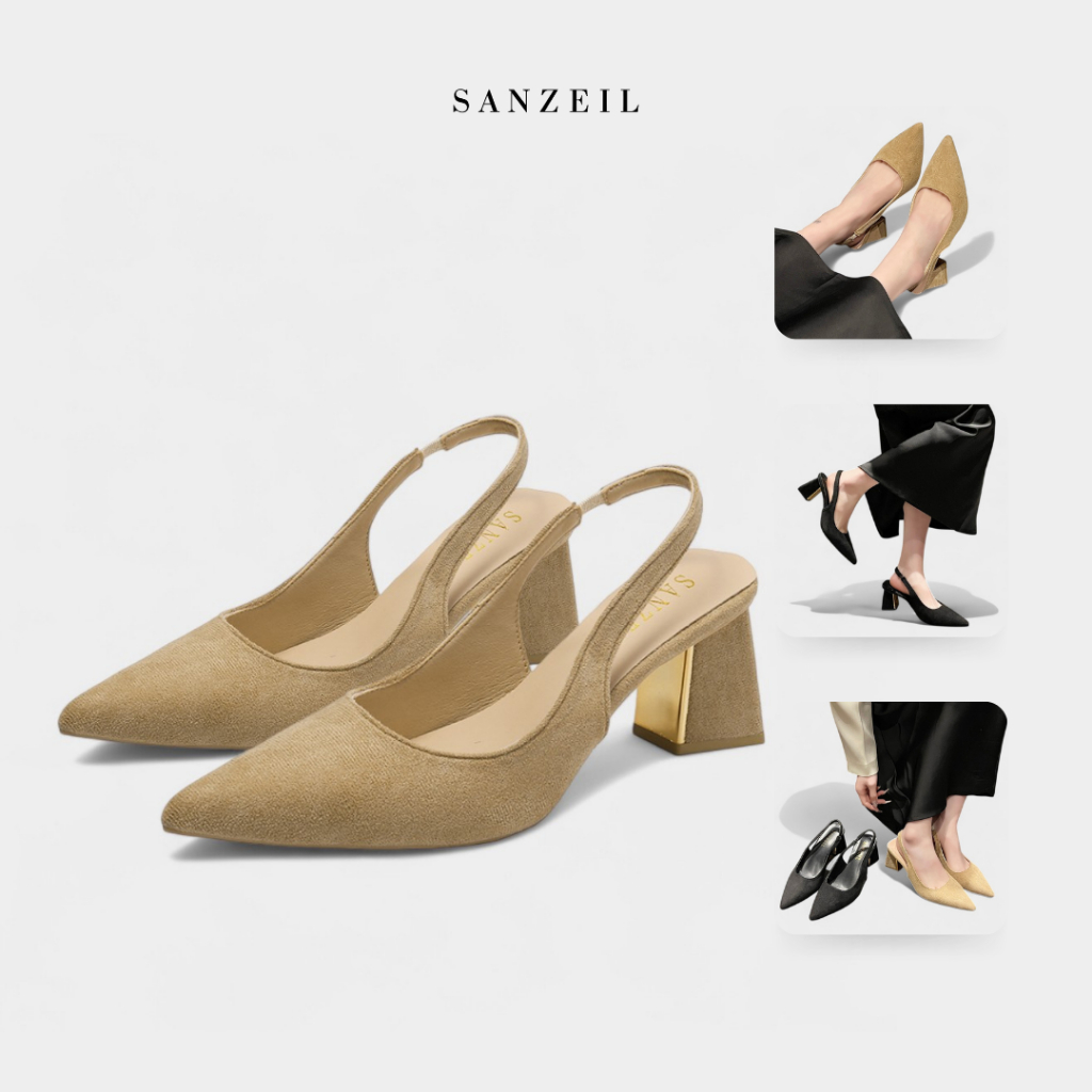 SANZEIL Qristy Sepatu Heels 7cm Wanita 5779 Size 35-41