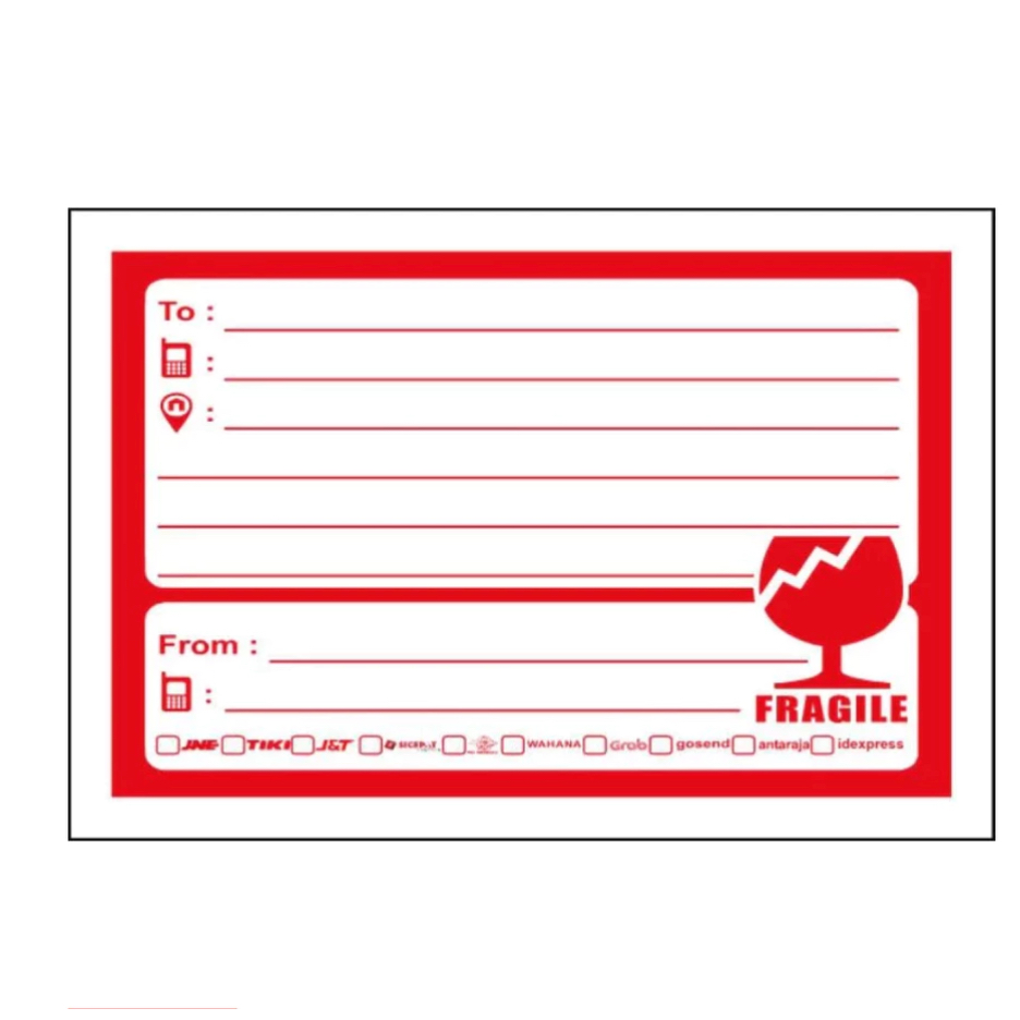 

LABEL PENGIRIMAN BAHAN HVS ISI 100 PER BUNGKUS RESI FW