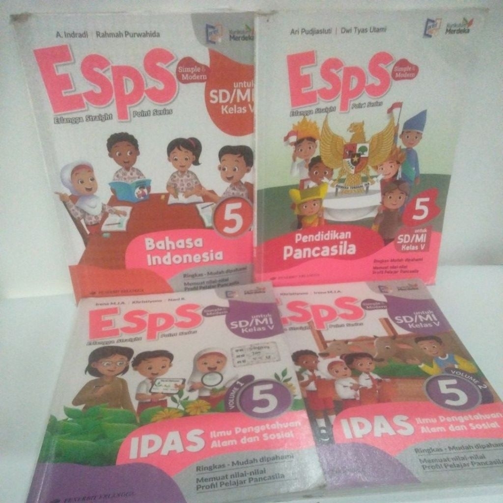 BUKU PAKET ESPS 5-V SD/MI KURIKULUM MERDEKA ERLANGGA