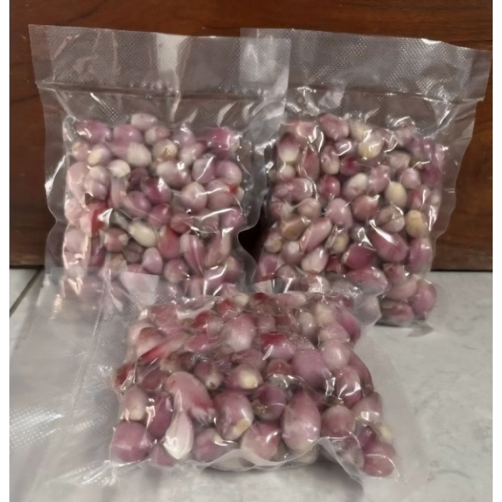 

BAWANG MERAH KUPAS PROBOLINGGO Fresh Bersih dan Segar Kemasan 500 Gram dan 1 Kg