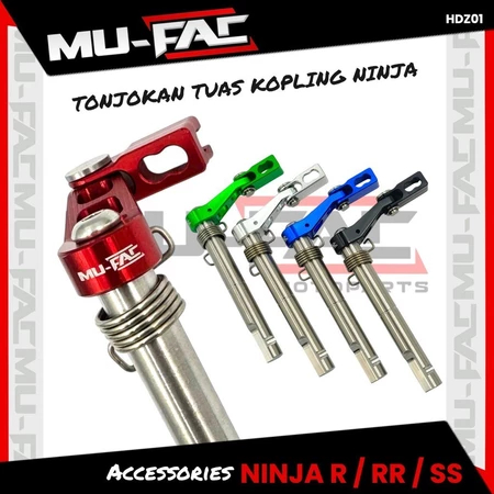 Tonjokan Tuas Kopling NINJA MUFAC Aksesoris Kawasaki NINJA 150 R RR SS CNC ALUMINIUM