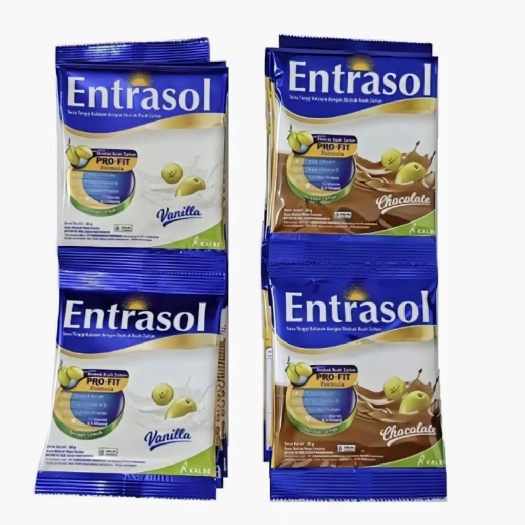 

Susu Entrasol Rasa Vanila / Cokelat 200 gr ( 10 Pcs x 20 gr )