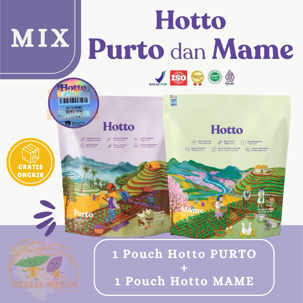 

HOTTO PURTO DAN MAME BUNDLING MIX ORI