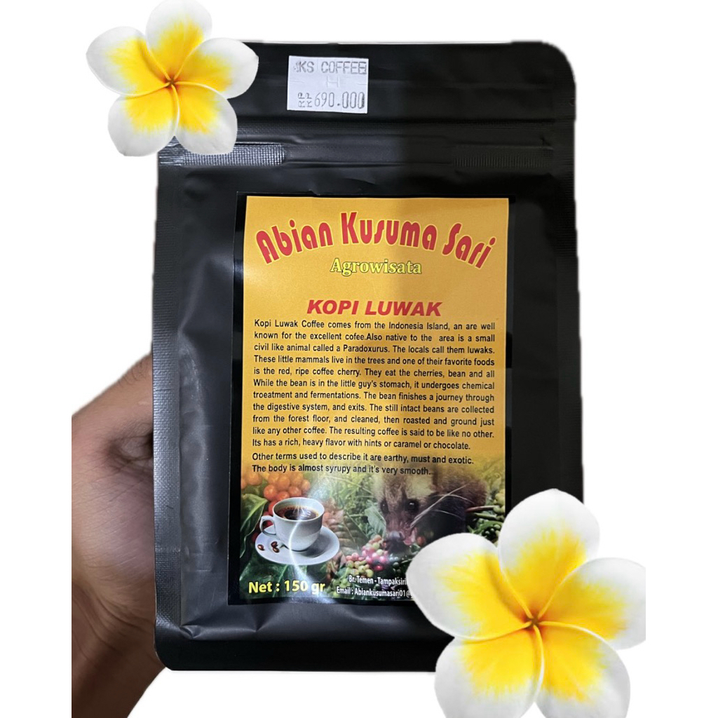 

AKS Luwak Coffe, Original Luwak coffe by Abian Kusuma Sari Coffe plantation