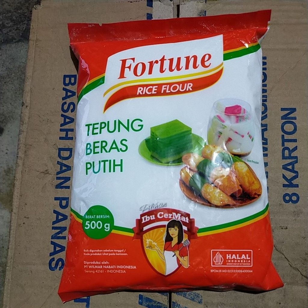 

Tepung beras putih Fortune 500 g