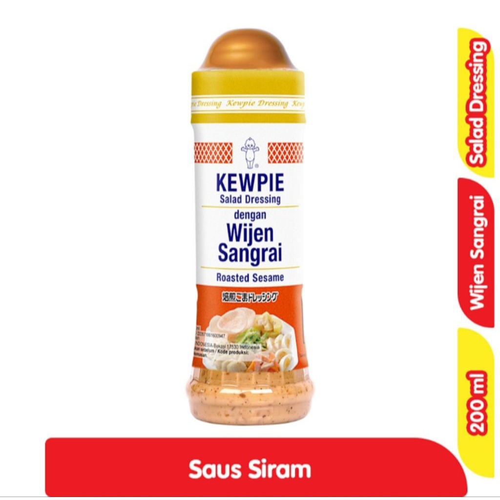 

KEWPIE Salad Dressing Wijen Sangrai Botol 200 ml