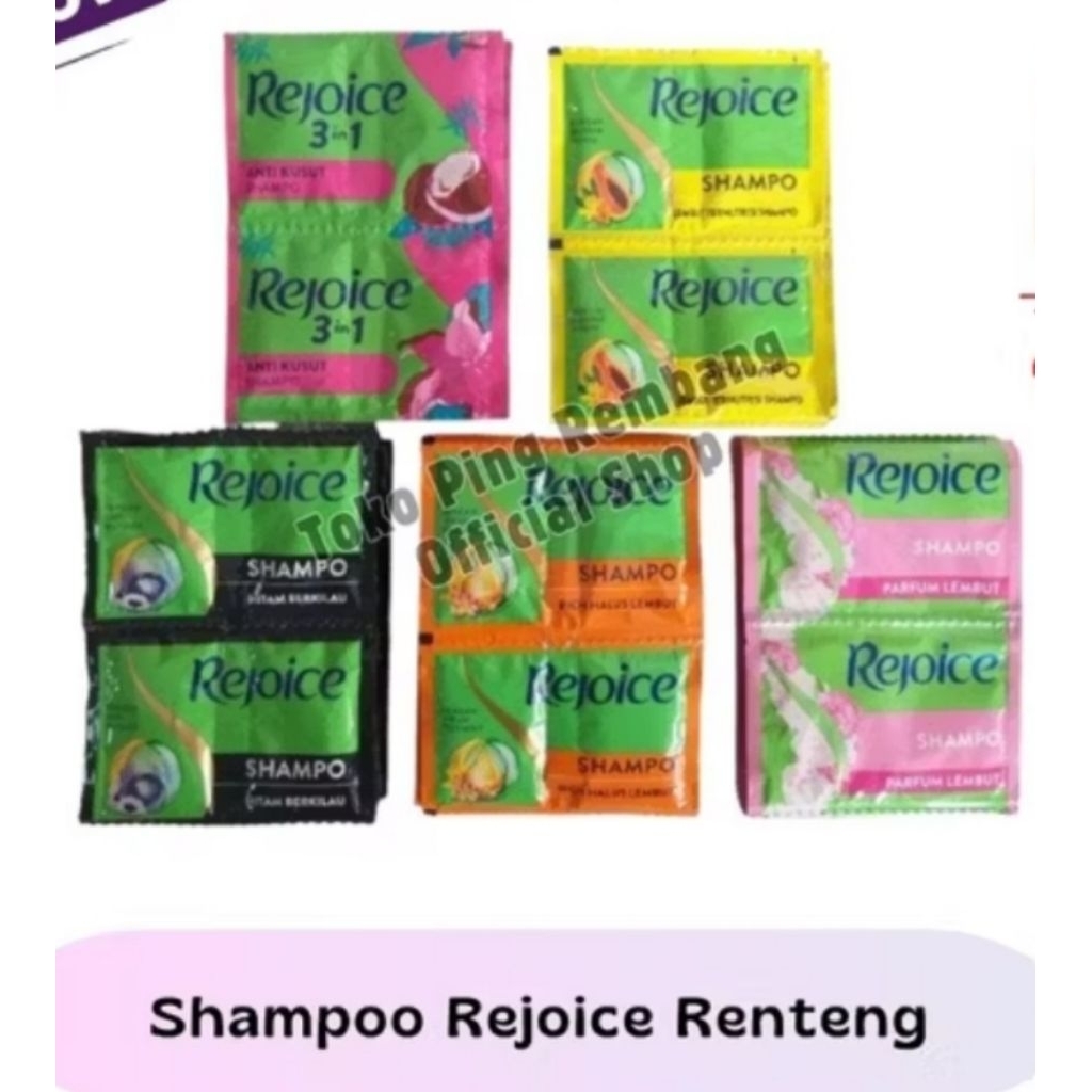 Rejoice Shampo Sachet 1Renteng Isi 12pcs