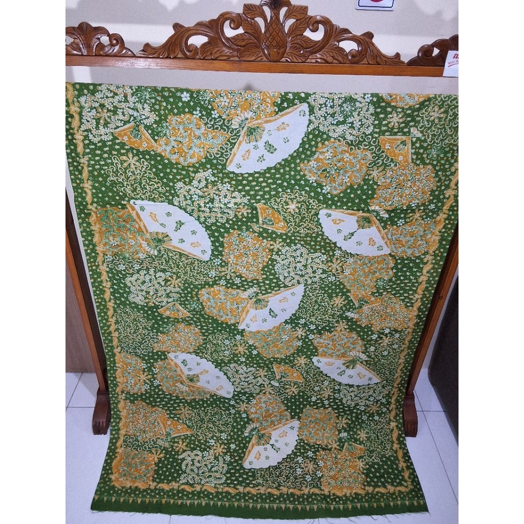 Kain Panjang Batik Tulis/Kain Panjang Batik/Kain Batik Panjang/Kain Sarung Batik Motif Kipas/Kain Ba