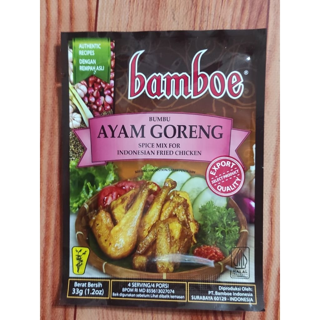 

bamboe ayam goreng halal
