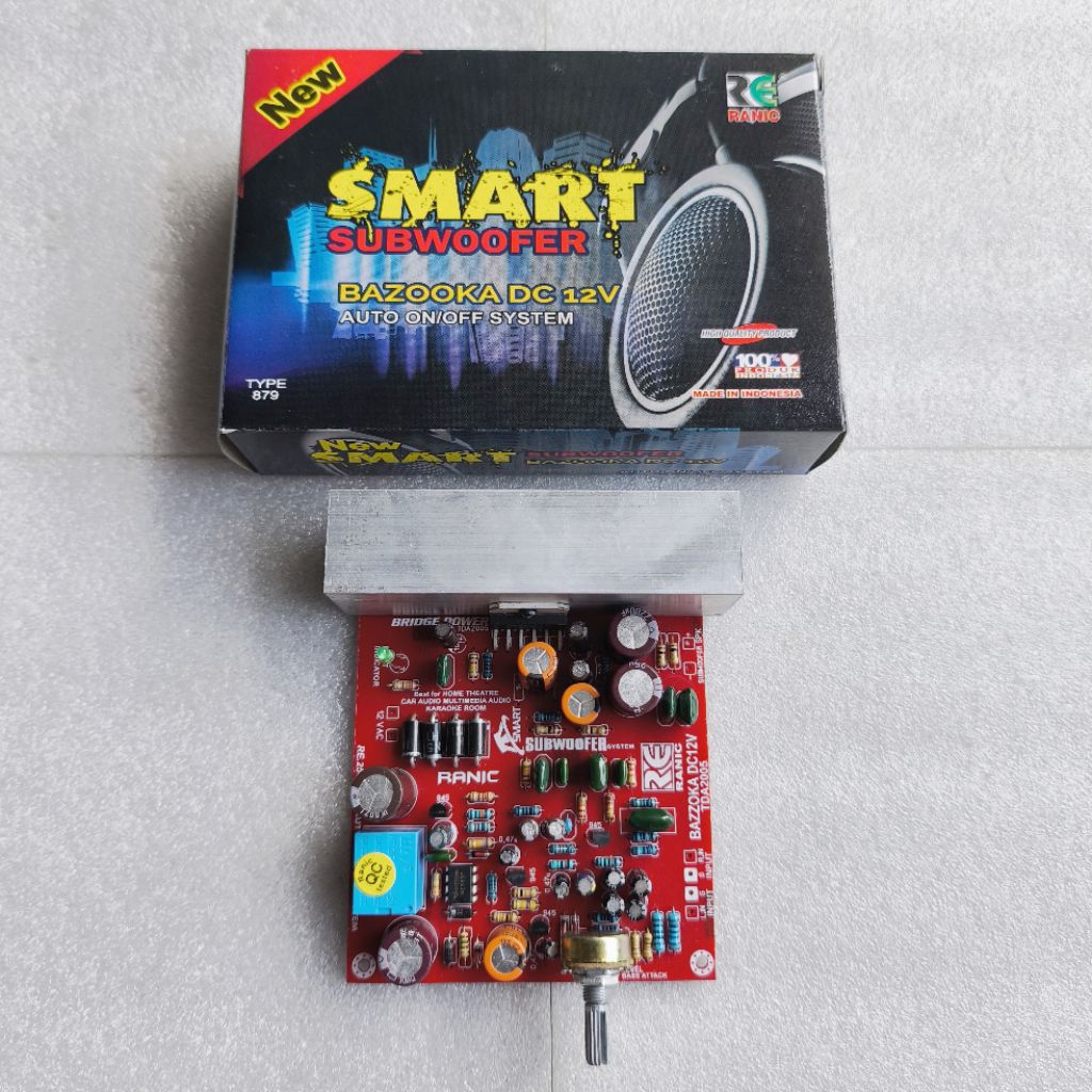 KIT Smart System Subwoofer Power Auto ON OFF 12V Bazooka