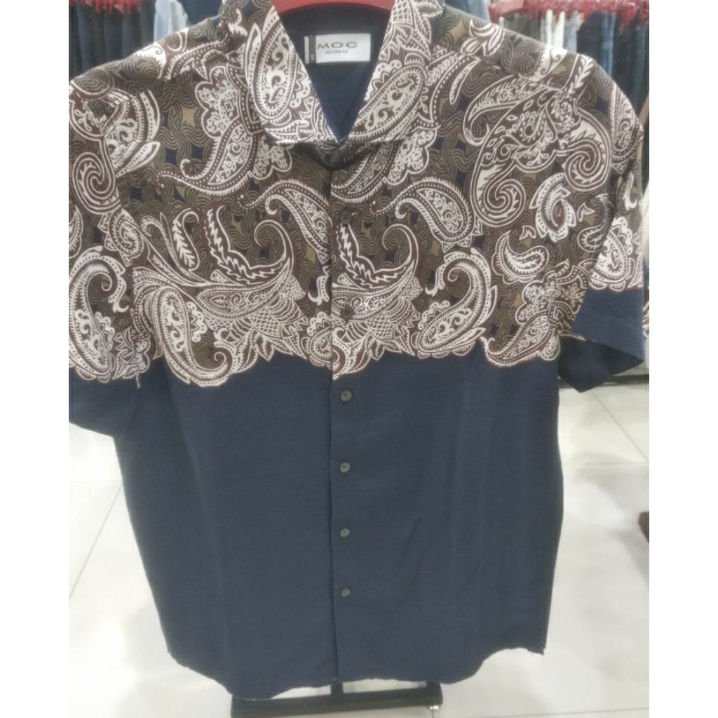 MOC KEMEJA BATIK PRIA/LAKI-LAKI MOTIF