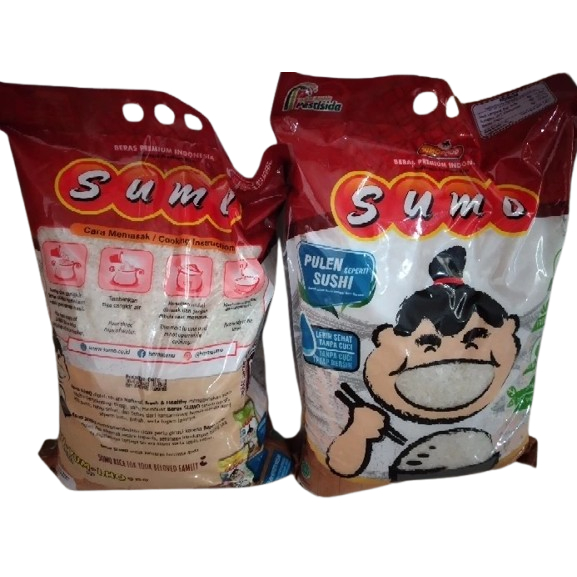 

BERAS SUMO BERAS PULEN PREMIUM KEMASAN 5 KG