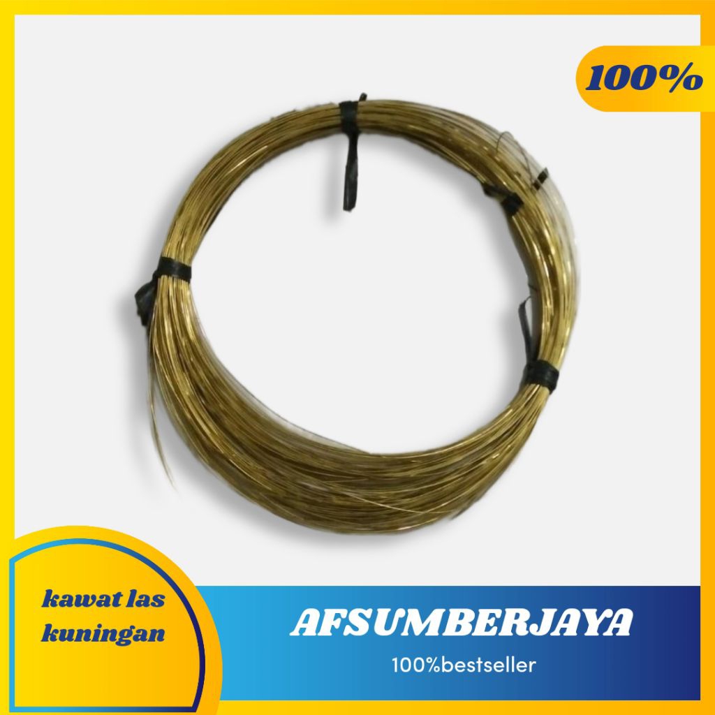 Kawat las kuningan 1mm x 5meter