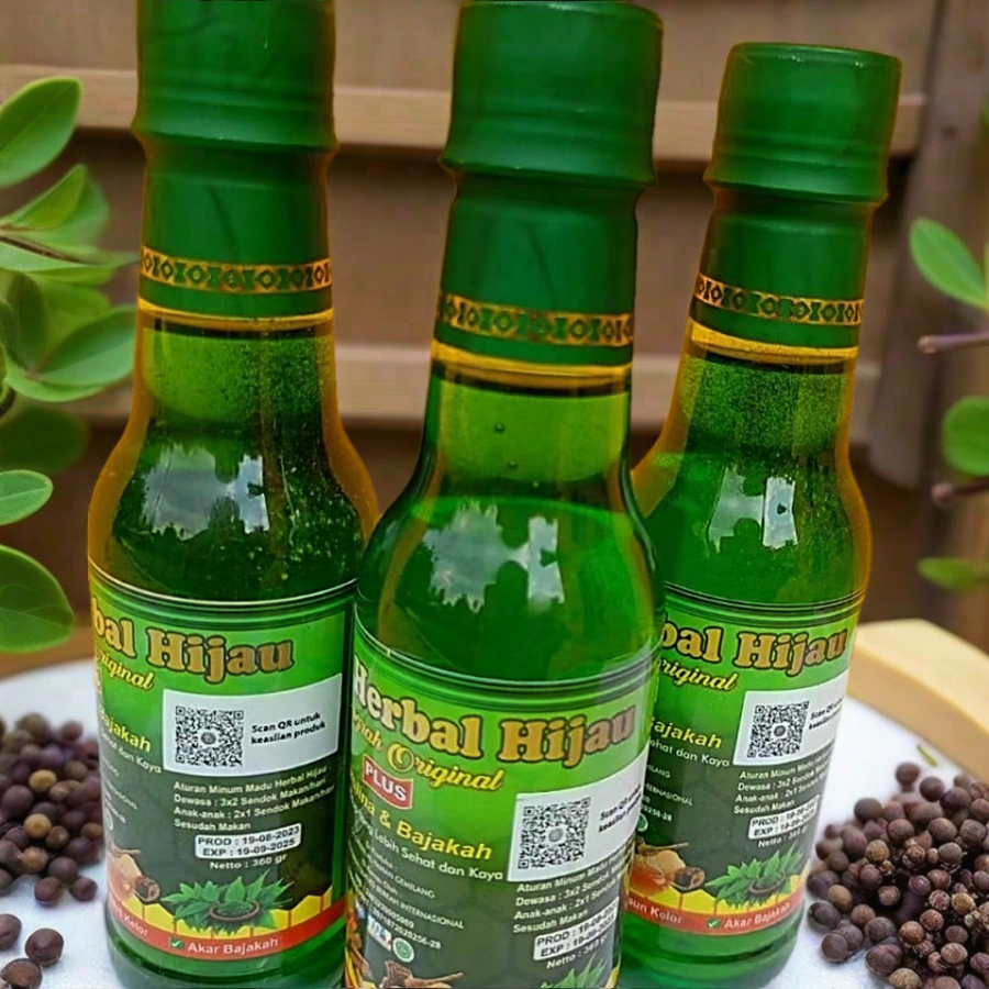 

Anugrah Original Madu Herbal Hijau Plus Spirulina & Bajakah 360 Gr / Madu Herbal Hijau Anugrah Original