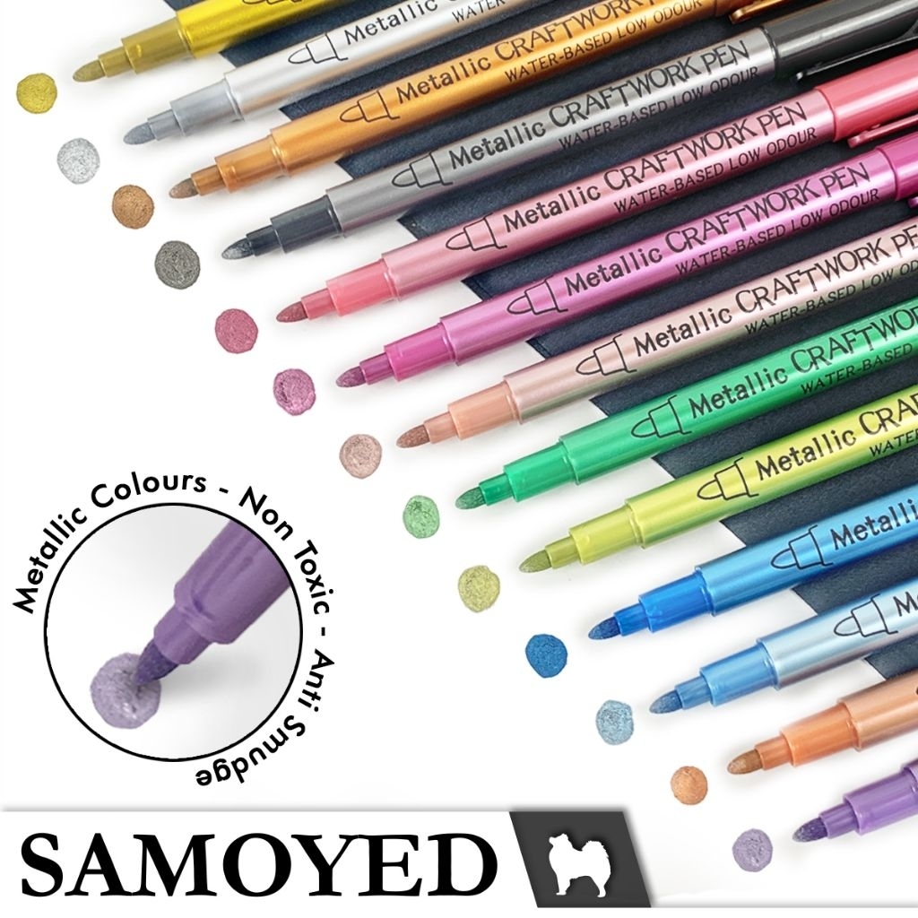 

SAMOYED METALLIC PEN / PENA METALLIC GN-550 1CM