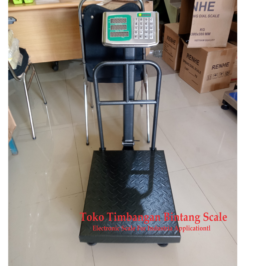 Timbangan duduk digital 300kg/timbangan barang ekspedisi digital 150kg lipat