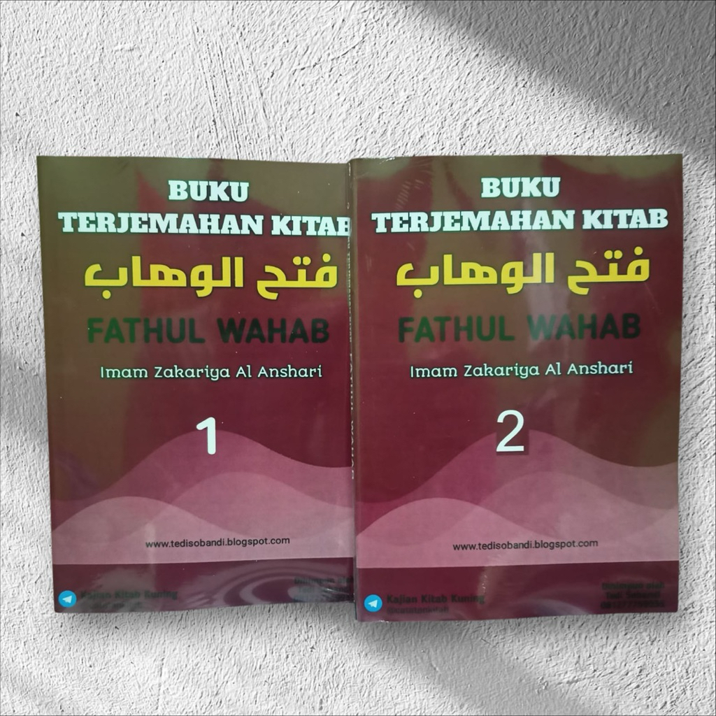 Buku Terjemah Kitab Fathul Wahab Jilid 1 dan Jilid 2