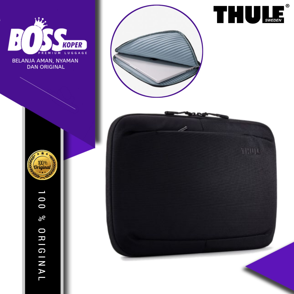 Tas sleeve case laptop 16 inch THULE slim casual kantor kuliah
