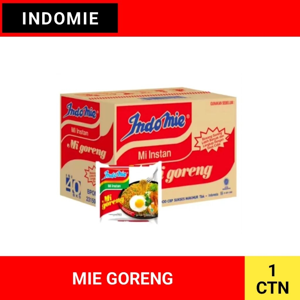 

INDOMIE mie goreng original 1 dus isi 40 pcs