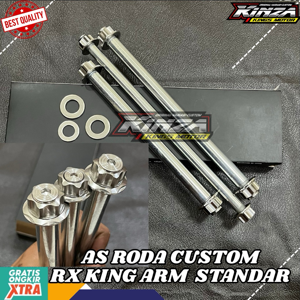 AS RODA CUSTOM MUR BAUT PROBOLT M STAINLESS RX KING RXKING ARM STANDAR