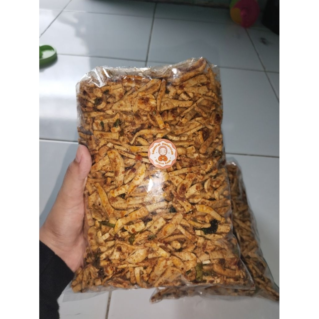 

Basreng Pedas daun jeruk