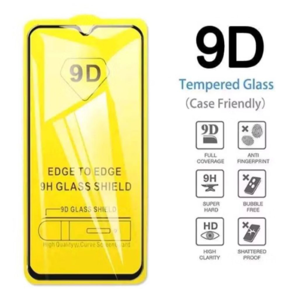 Pelindung Layar Tempered Glass Full Untuk Oppo A3S/A5S/A1K Anti Gores Layar Hp