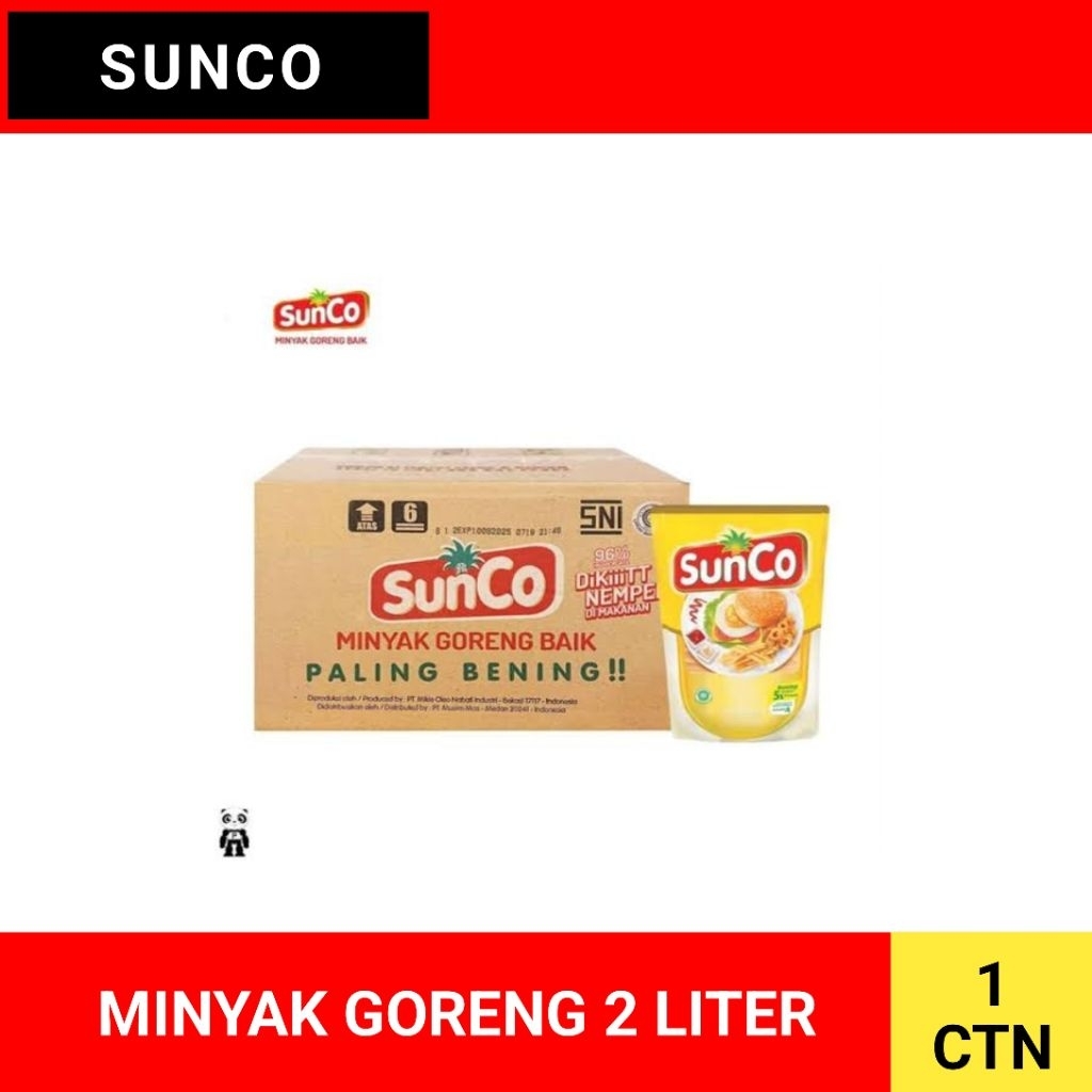 

Minyak goreng sunco 2 liter 1 dus