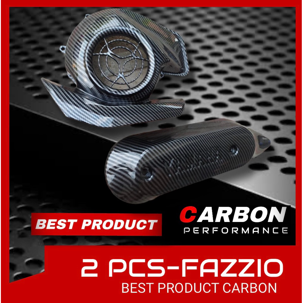 2 PCS - KIPAS FAZZIO CARBON DAN TUTUP KNALPIT FAZZIO CARBON 2 PCS ▪️Fazzio carbon wtp kipas Fazzio c