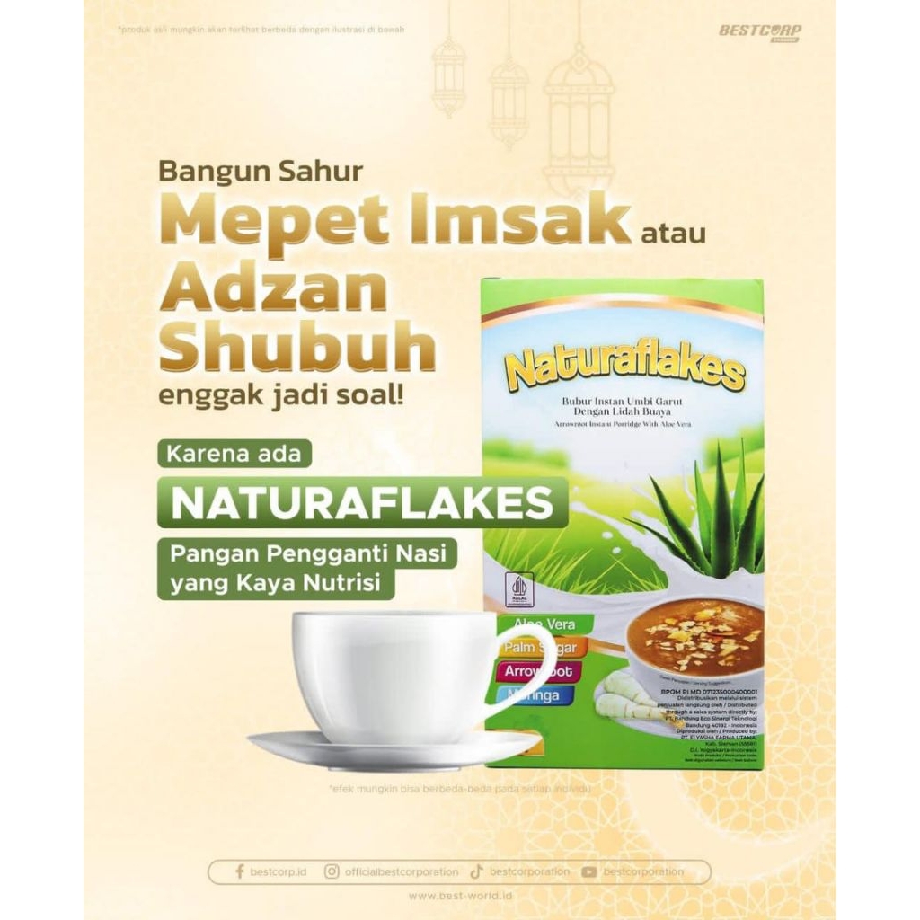 

NATURAFLAKES Pangan Pengganti Nasi Yg Kaya Nutrisi