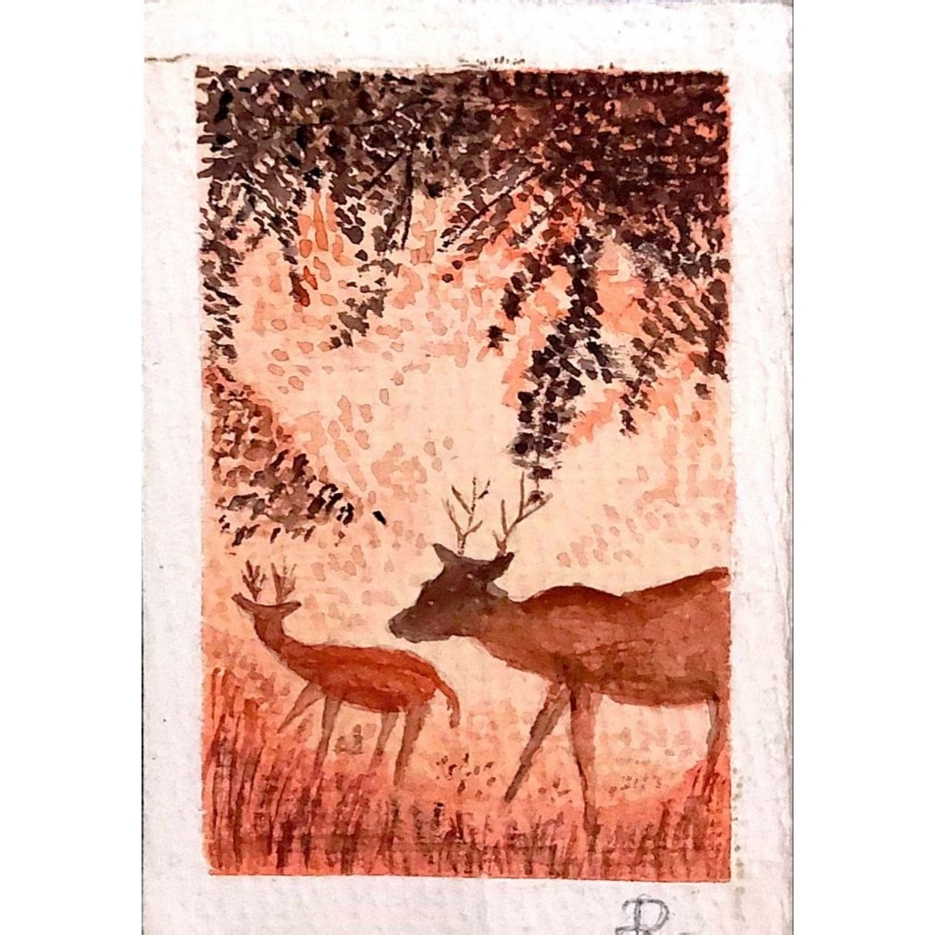 

Watercolor Paper Aesthetic - Lukisan Tangan ASLI (BUKAN PRINTING)