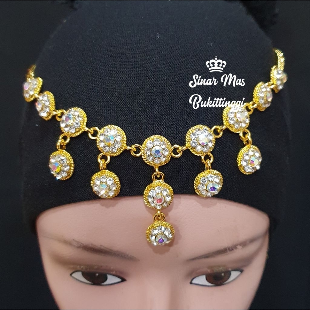 headpiece pengantin, laca sunting
