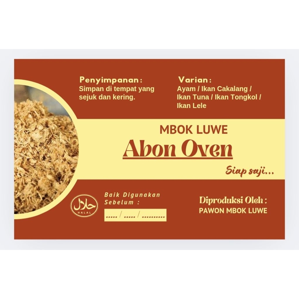 

Abon Oven Ayam
