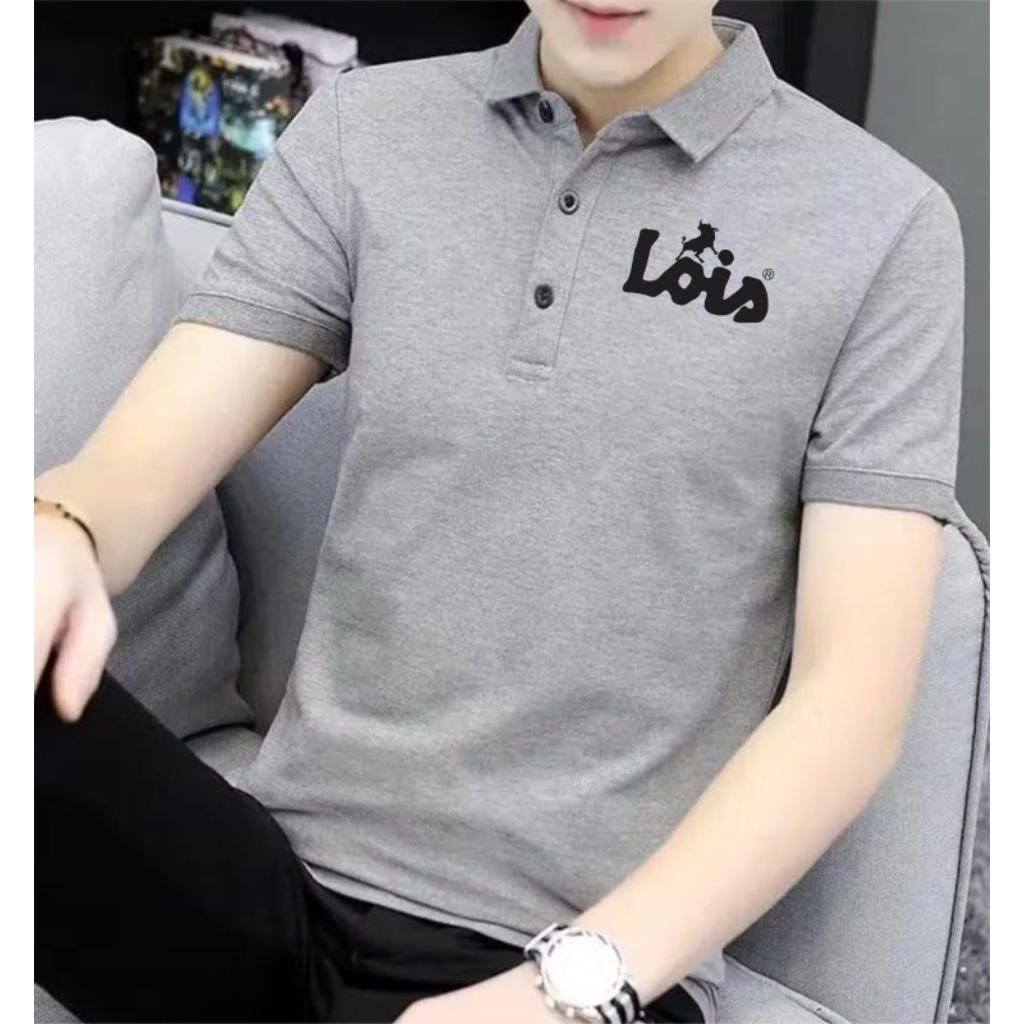 Kaos Wamgki Lois kerah Lengan Pendek / Kaos Wangki Lois polo