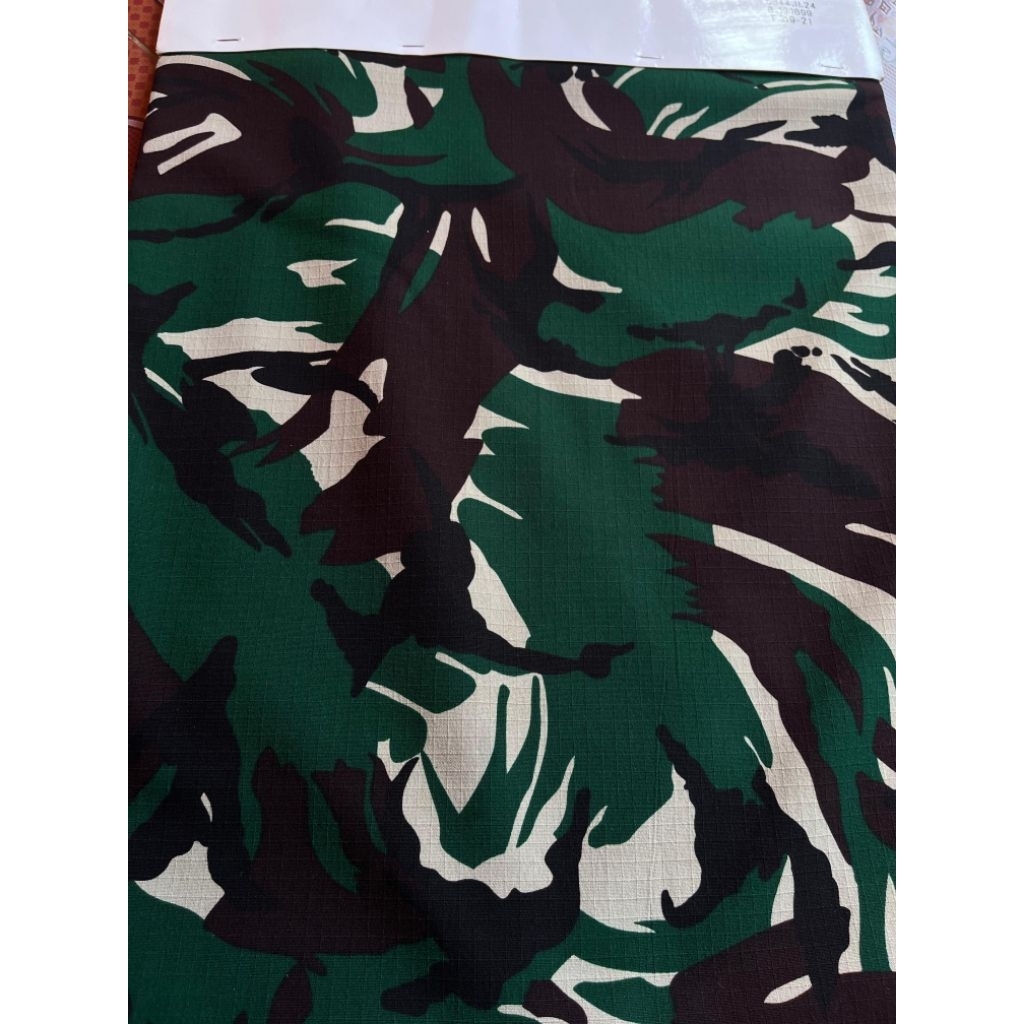 BAHAN KAIN LORENG MALVINAS TNI, MICROPOLY PDL TNI TERBARU KOSTRAD DAN VELBET WOL