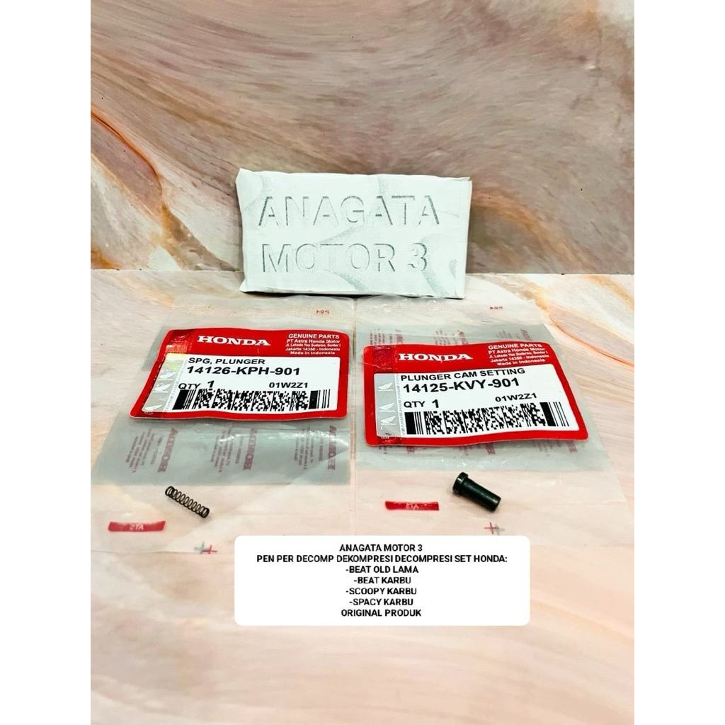 PEN PER DECOMP DEKOMPRESI DECOMPRESI SET HONDA BEAT OLD LAMA BEAT KARBU SCOOPY KARBU SPACY KARBU ORI