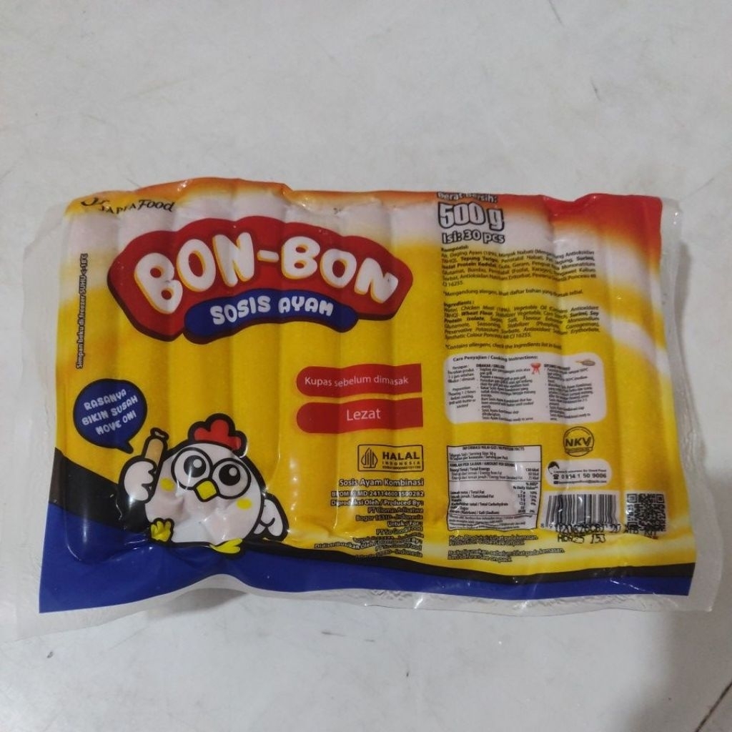 

Bon-Bon Sosis Ayam isi 30 500gr