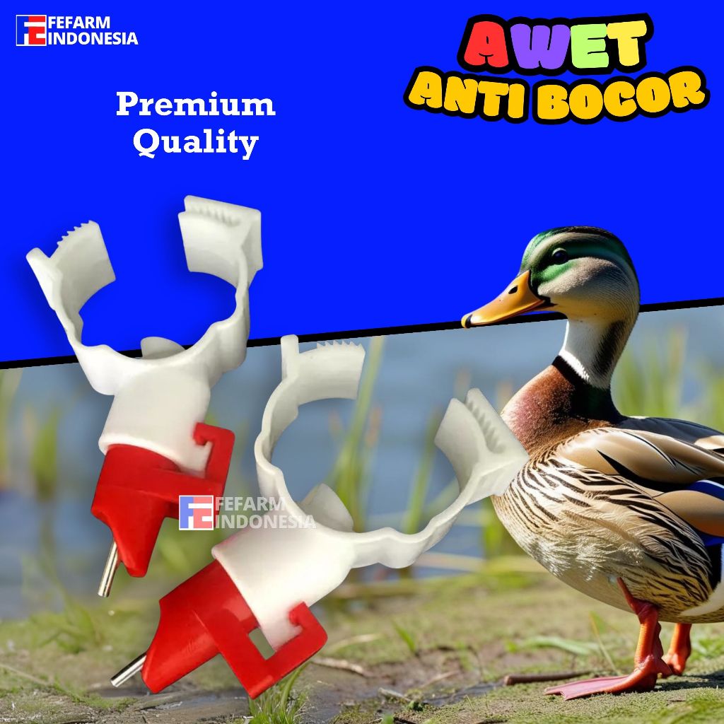 Nipel Bebek Alat Minum Bebek Nipple Nipel Nepel Drinker CK1 Bebek Entok FEFARM