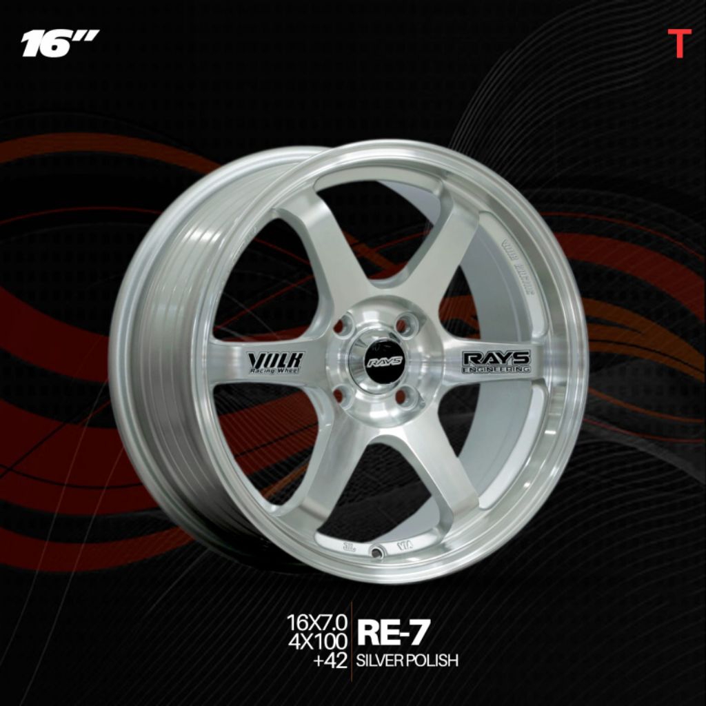 Velg racing mobil volkrays te 37 ring 16