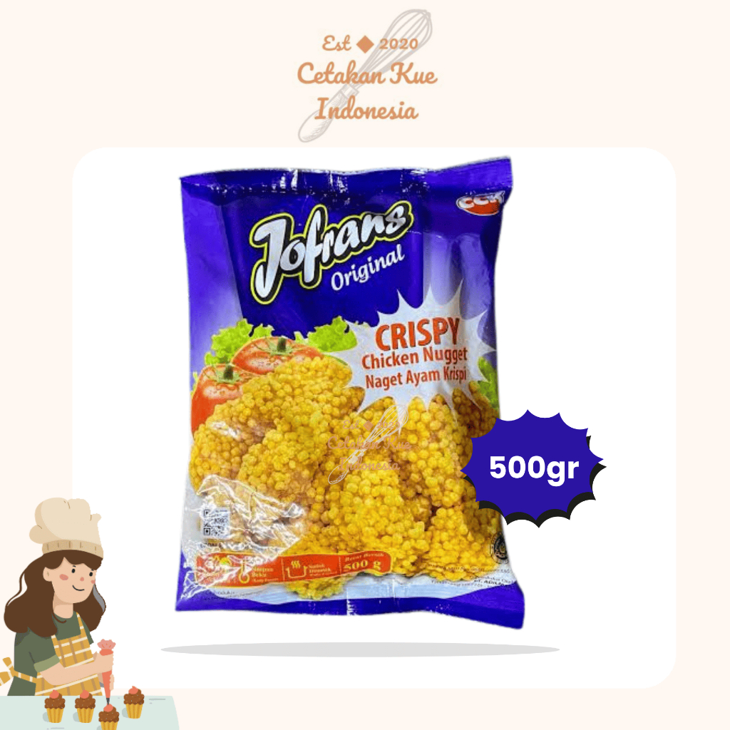 

{CKI} JOFRANS NUGGET CRISPY 500GR | Frozen Food Jofrans Nugget Crispy 500gr