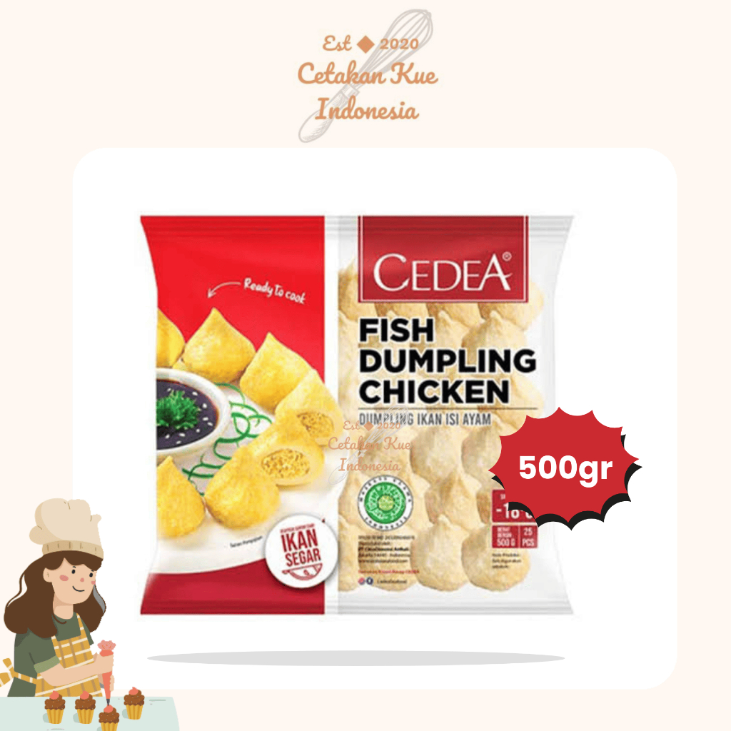 

{CKI} CEDEA FISH DUMPLING CHICKEN 500GR | Frozen Food Cedea Fish Dumpling Chicken 500gr