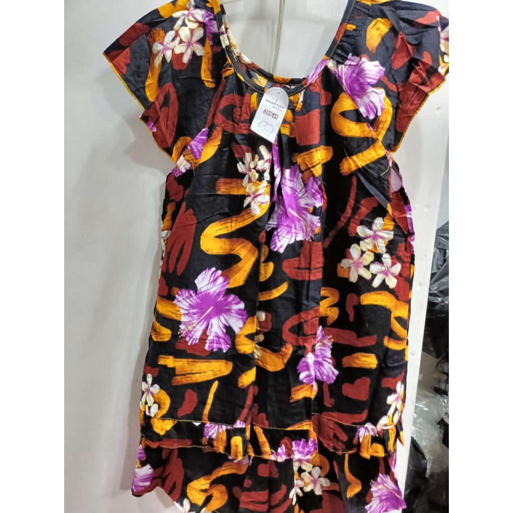 Setelan Batik Tidur Gajah Putih Super Jumbo