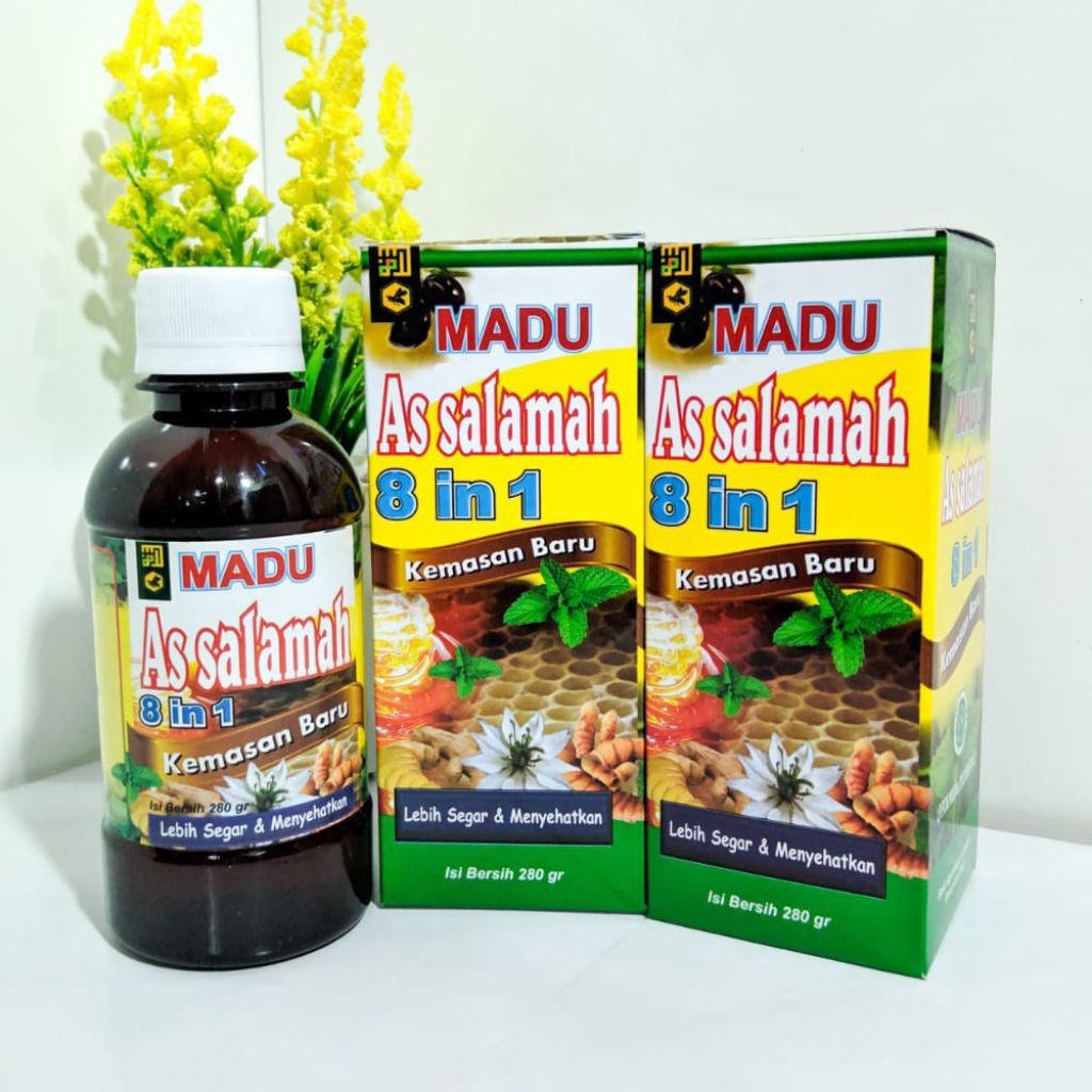 

Madu Assalamah 8 in 1 280 gram Madu Batuk Flu Demam