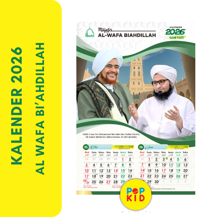 

PROMO KALENDER AL WAFA BI'AHDILLAH 2026 - KALENDER HABIB UMAR 2026 - KALENDER HABIB