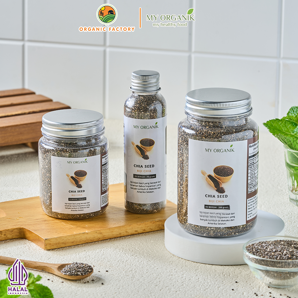 

My Organik Chia Seed Organic Chia Seed Grade A Premium Quality Original 100% Murni non GMO Asli