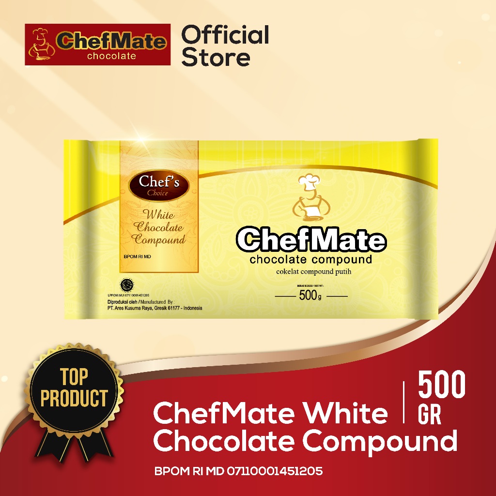 

CHEFMATE BLOK WHITE 500 GR READY STOCK
